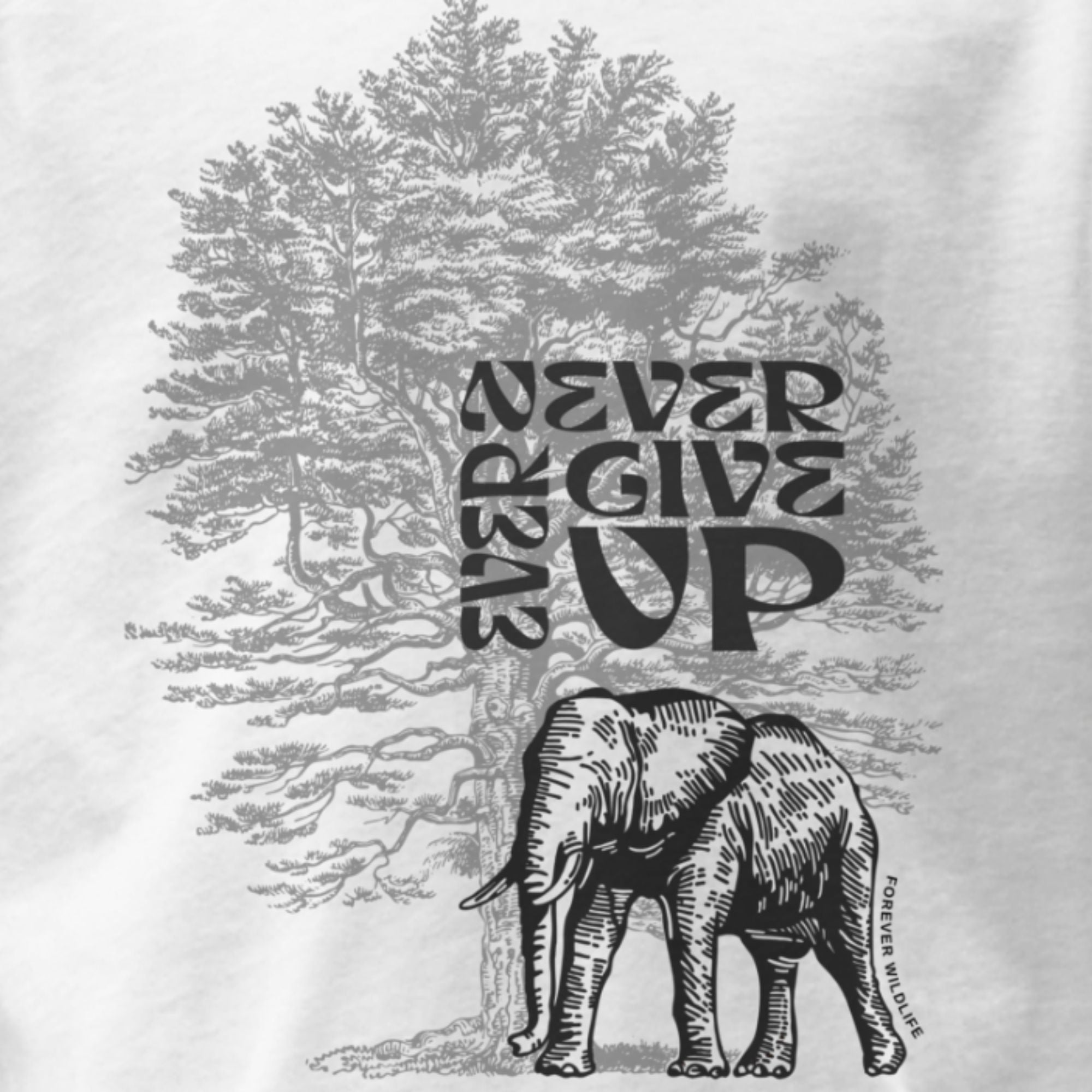 Elephant Youth T-Shirt with Elephant graphic as part of Wildlife T-Shirts, Wildlife Clothing & Apparel by Forever Wildlife