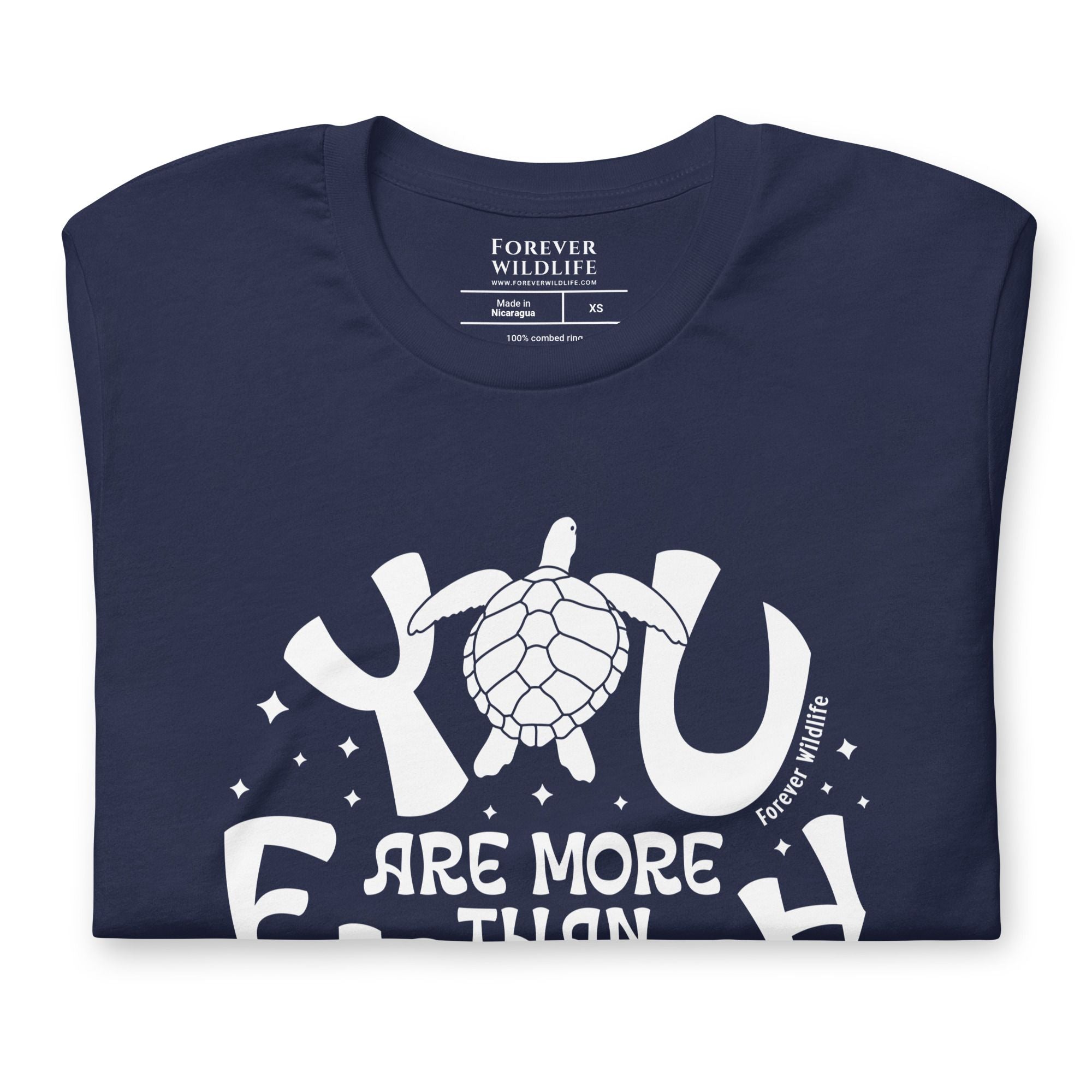 Sea Turtle T-Shirt in Navy – Premium Wildlife T-Shirts Design, Wildlife Clothing & Apparel
