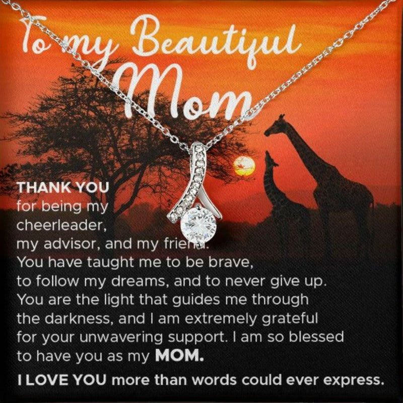 Alluring Beauty Necklace, ALLURING Beauty necklace, to my beautiful mom, to my mom, to my dearest mom, to my beautiful mother – FOREVER WILDLIFE