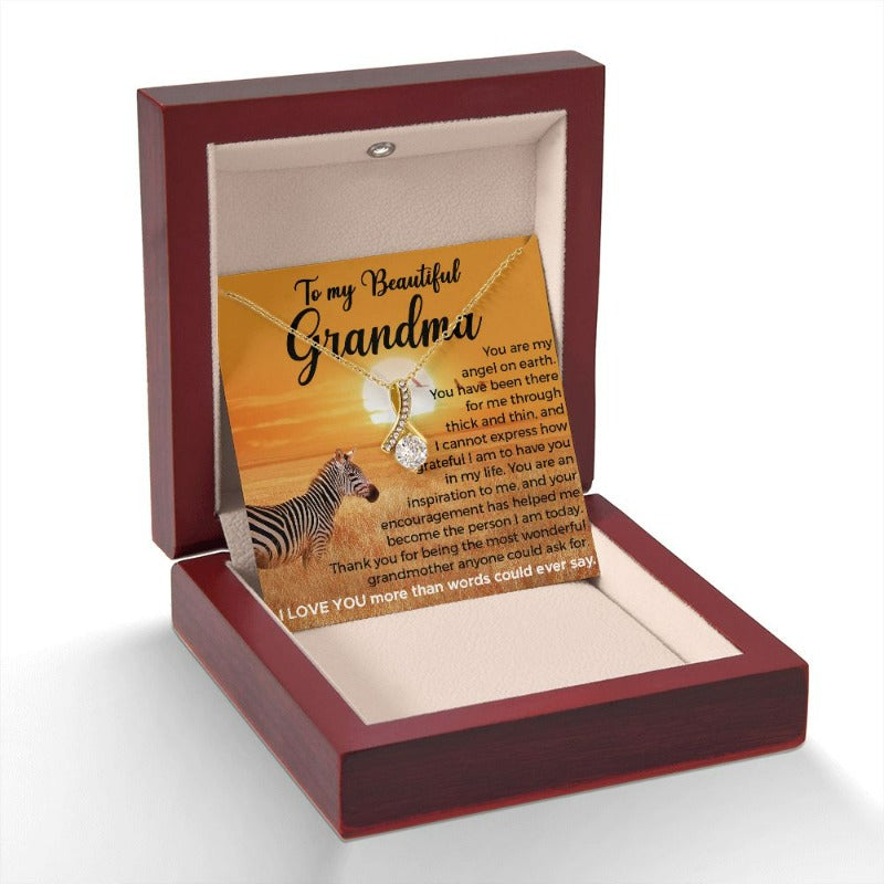 Alluring Beauty Necklace, ALLURING Beauty necklace, to my beautiful mom, to my mom, to my dearest mom, to my beautiful mother, to my beautiful grandma, to my grandmother – FOREVER WILDLIFE