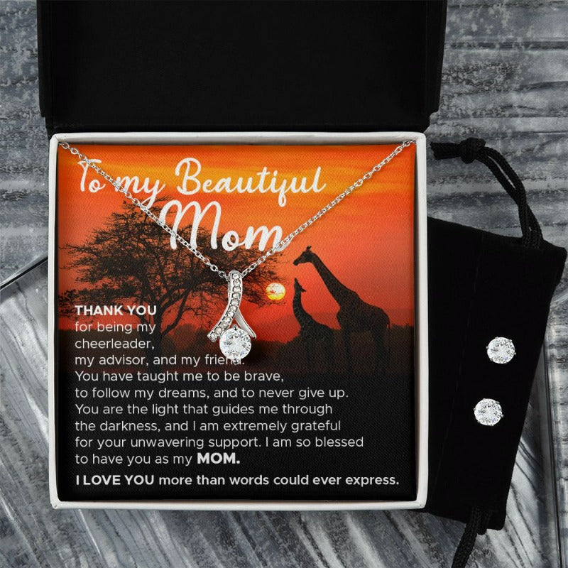 Alluring Beauty Necklace, ALLURING Beauty necklace, to my beautiful mom, to my mom, to my dearest mom, to my beautiful mother – FOREVER WILDLIFE